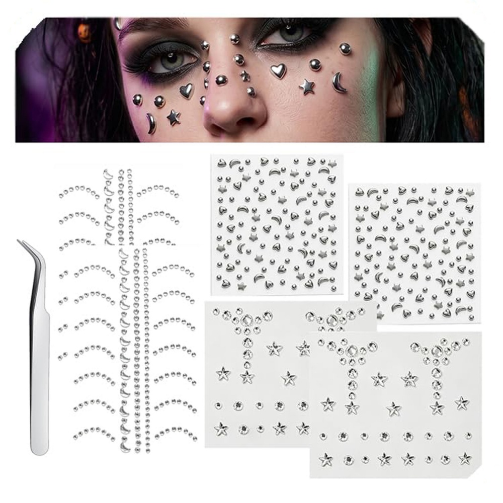 Body Jewelry Nose - Fake Piercings Balls Stick on Nose