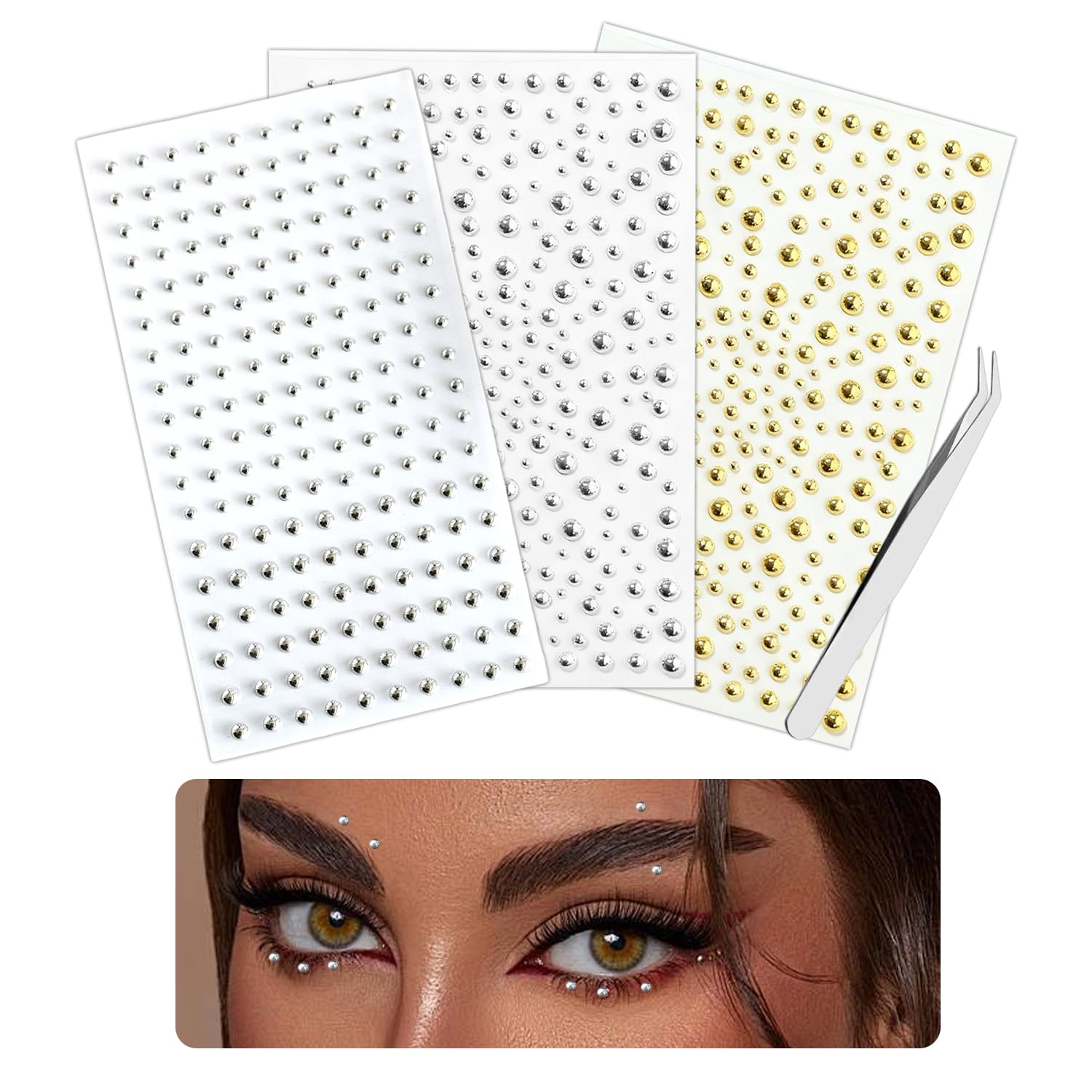 Body Jewelry Nose - Face Body Ring Stickers Self Adhesive