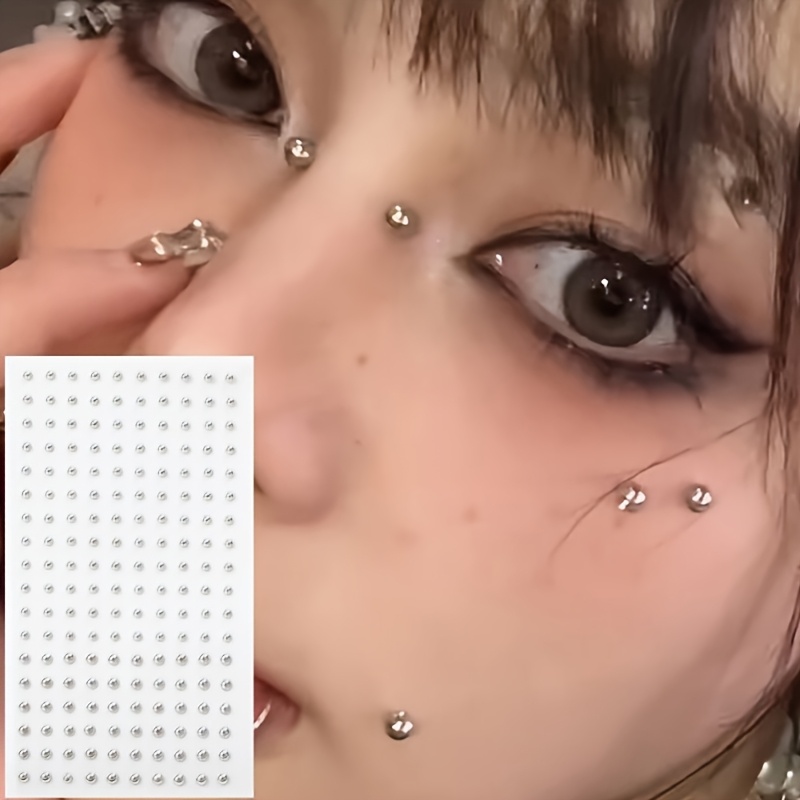 Body Jewelry Nose - 4pcs Set of Piercing-Free Self-Adhesive Fake