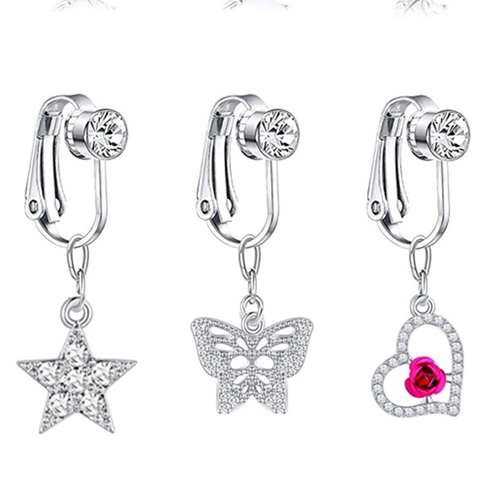 Fashion Women Clip On Earrings - Body Jewelry Earrings recension och pris