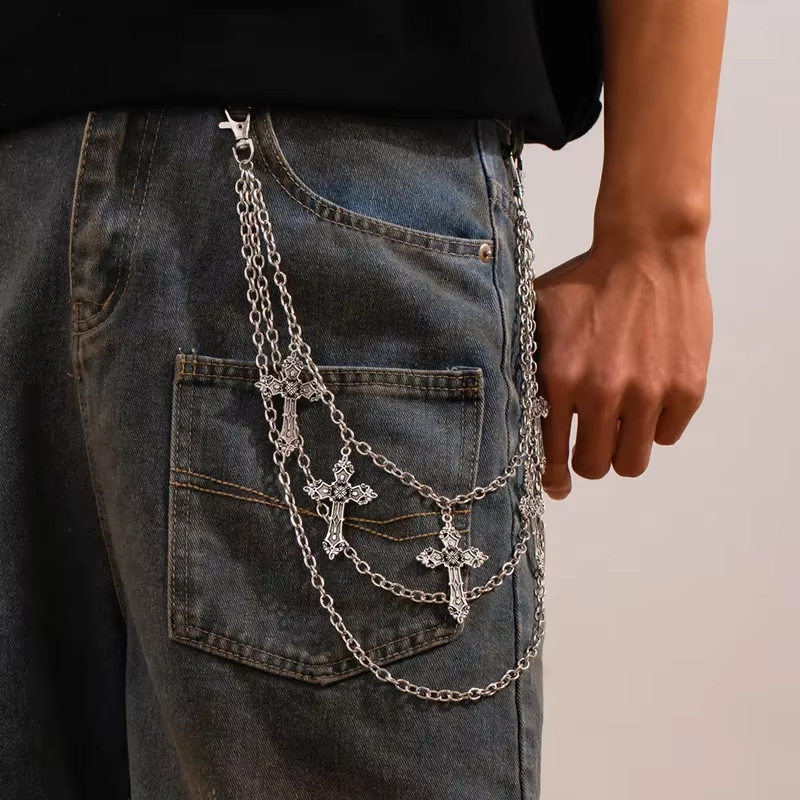 Fashion Punk Metal Pants Chain - Body Chain Jewelry recension och pris