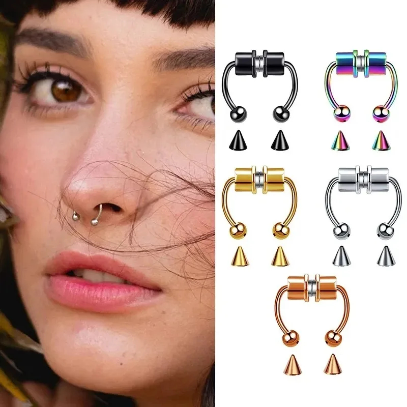 1/2/3Pcs Fake Magnetic Nose Ri - Body Jewelry Nose recension och pris