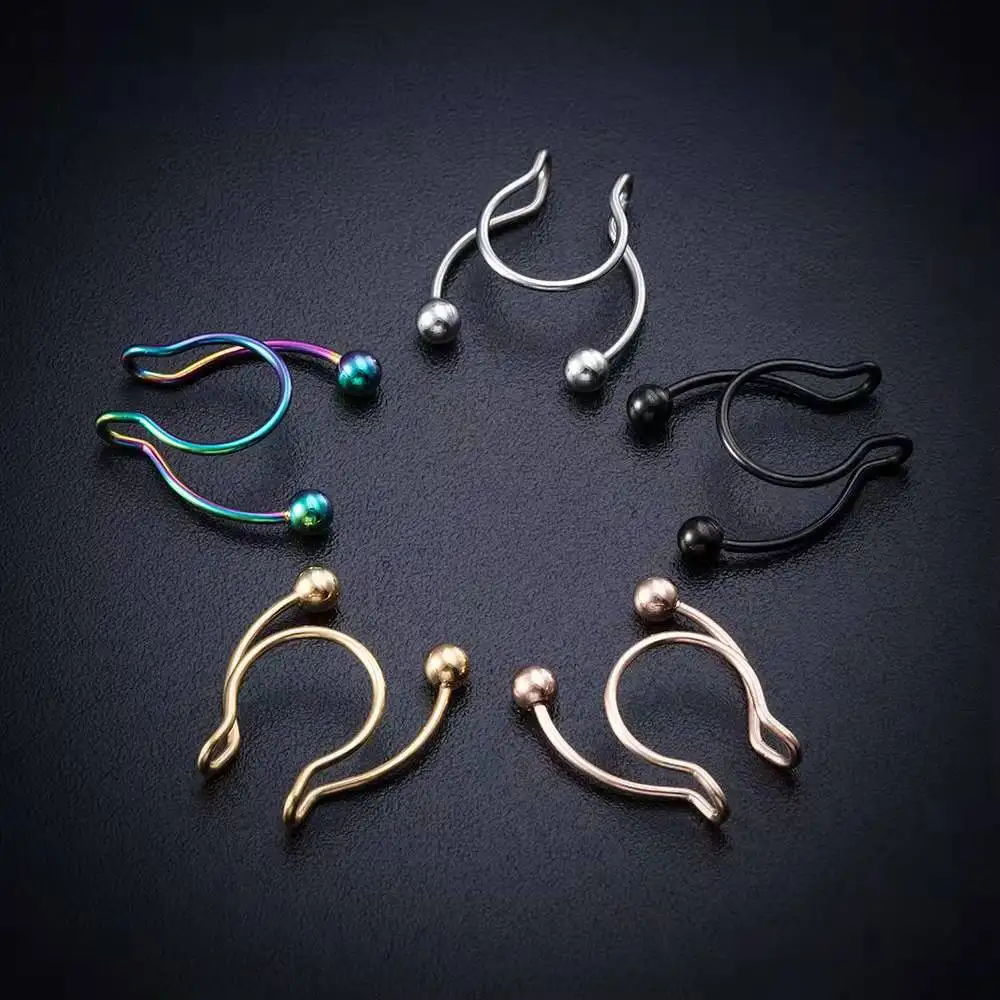 U Shaped Fake Nose Ring Hip Ho - Body Jewelry Nose recension och pris
