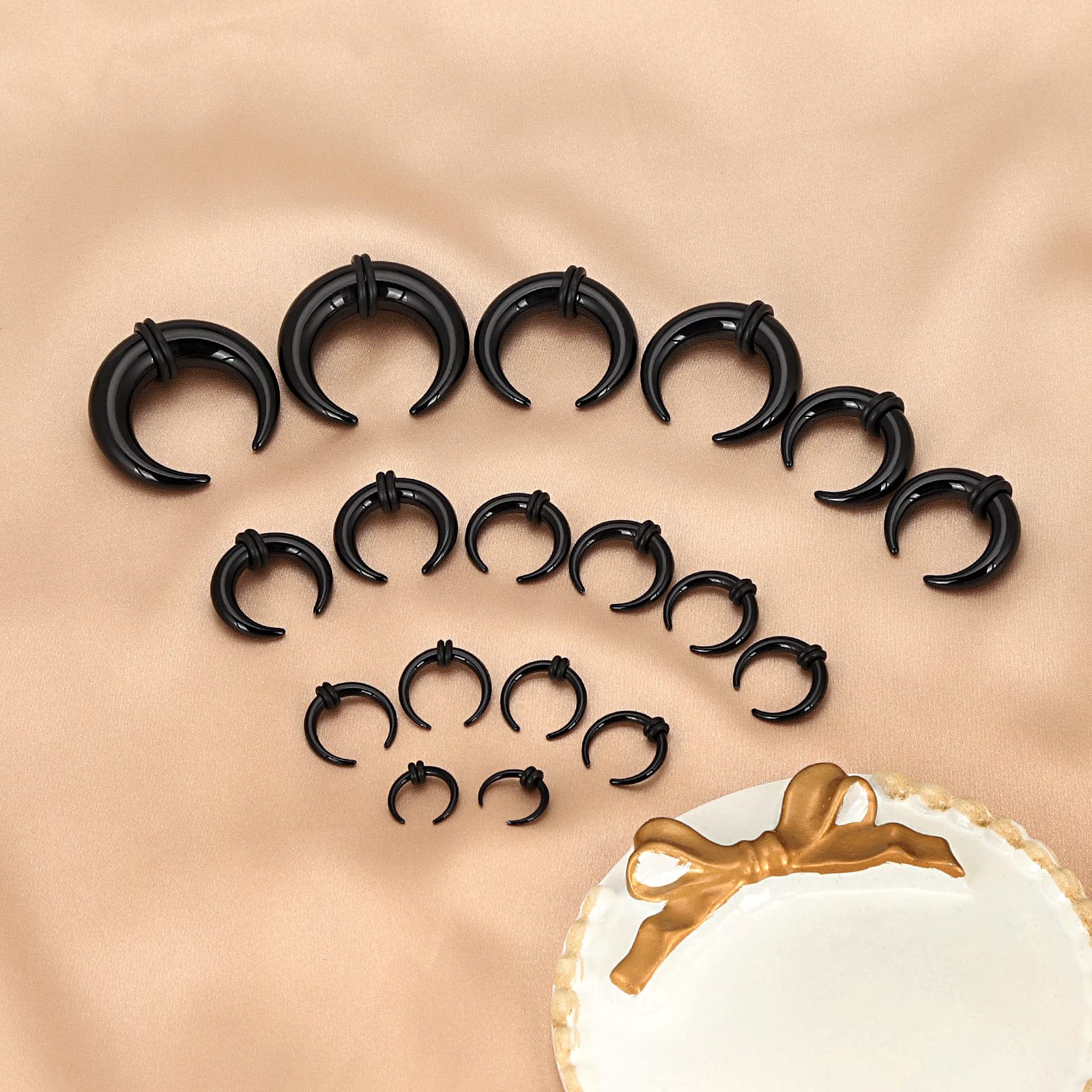 18Pcs Acrylic Septum Pincher T - Septum Clicker Ring recension och pris