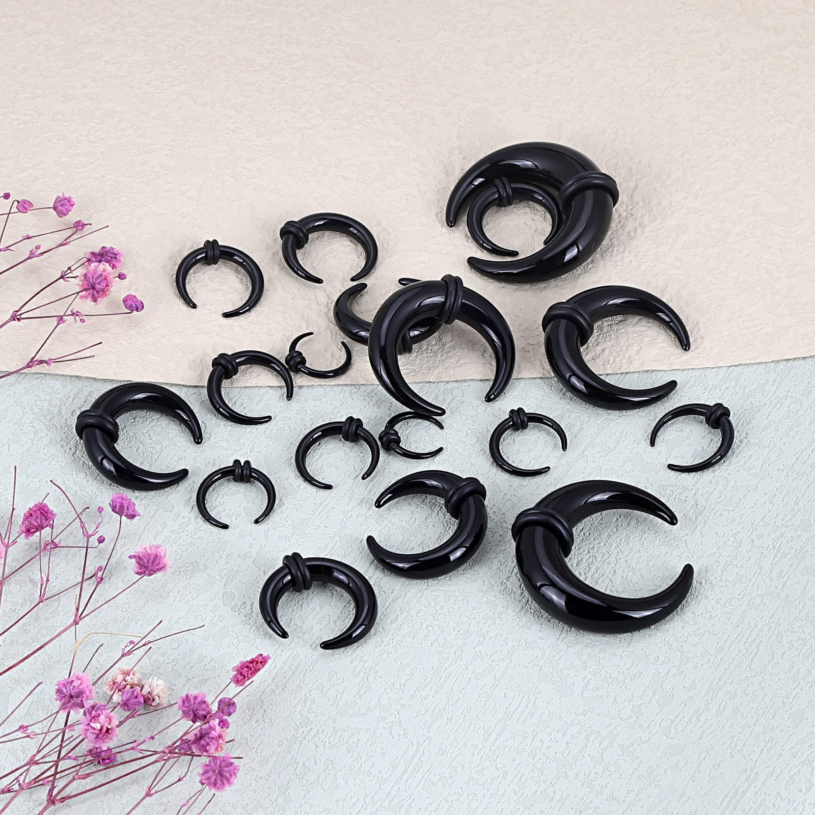 18Pcs Acrylic Septum Pincher T - Septum Clicker Ring recension och pris