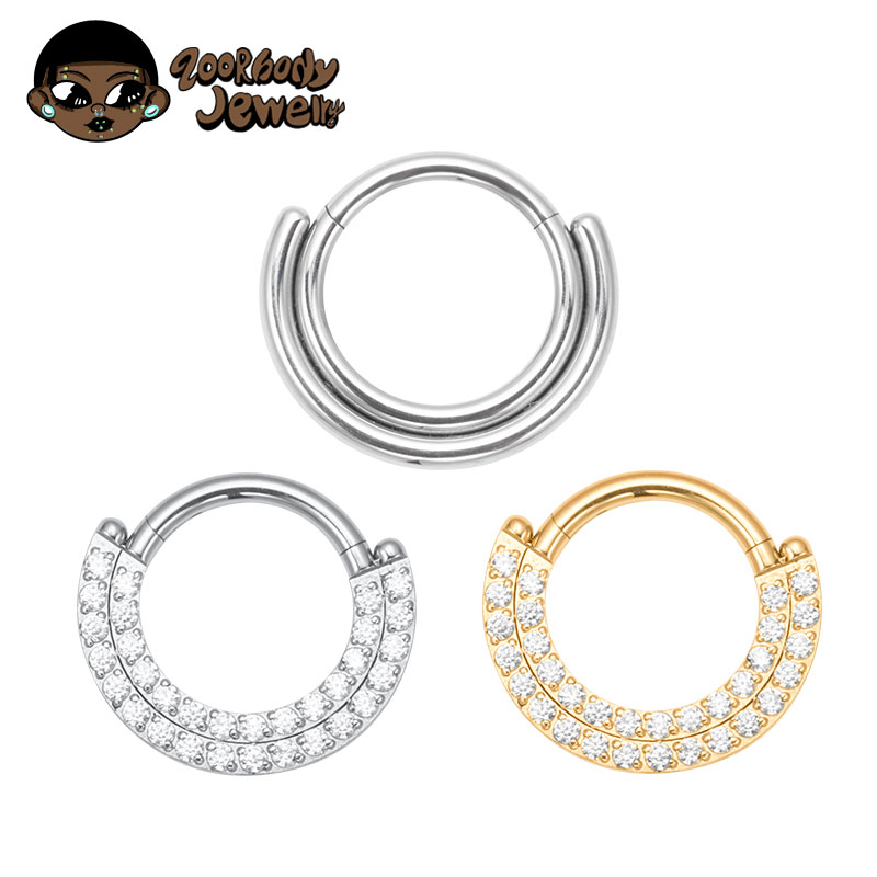 ASTM F136 Titanium Clicker Sep - Septum Clicker Ring recension och pris