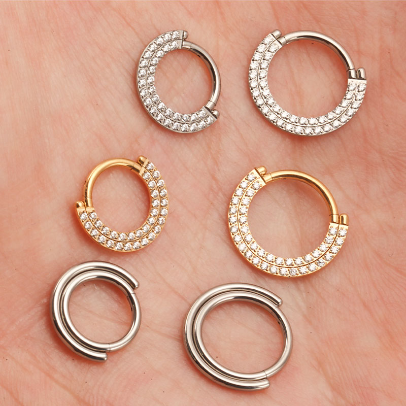 ASTM F136 Titanium Clicker Sep - Septum Clicker Ring recension och pris