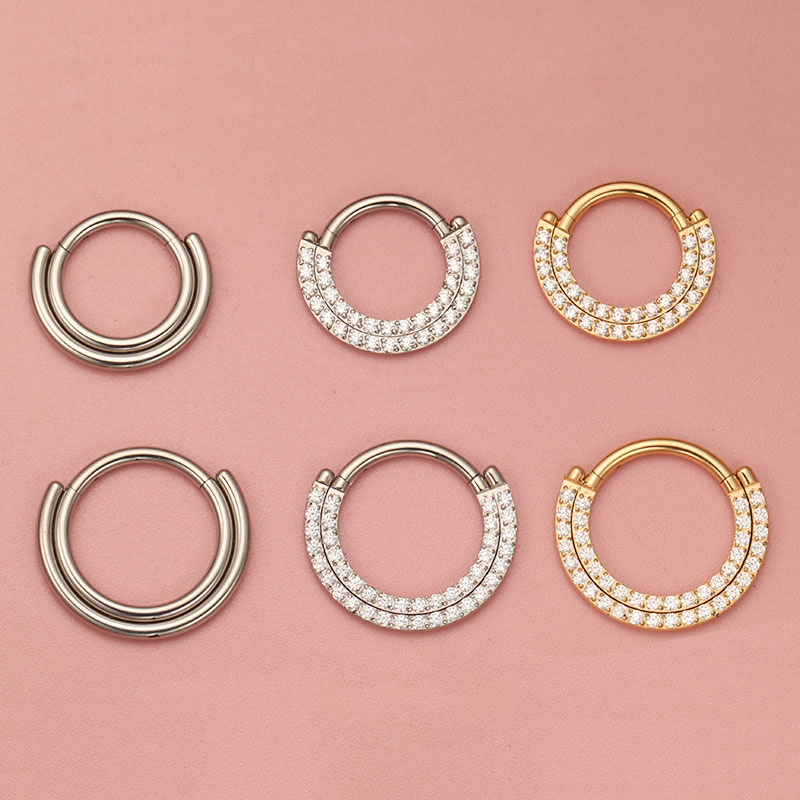 ASTM F136 Titanium Clicker Sep - Septum Clicker Ring recension och pris