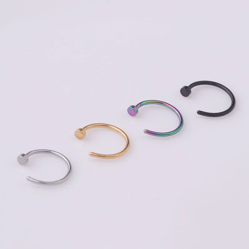 5pcs/lot 20G Nose Ring Hoop, 6 - Body Jewelry Earrings recension och pris