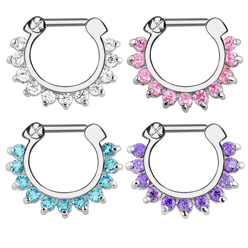 1pcs Hoop Clip On Nose Septum  - Body Jewelry Earrings recension och pris