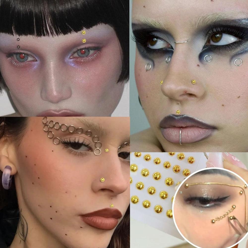 661Pcs Set Face Fake Piercings - Body Jewelry Nose recension och pris