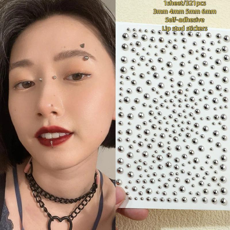 321pcs Non Piercing Lip Studs  - Body Jewelry Nose recension och pris