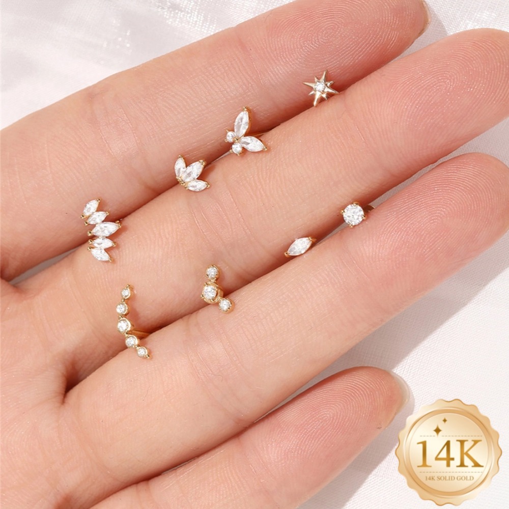 DIeSchein 14K Solid Gold Carti - Septum Clicker Ring recension och pris