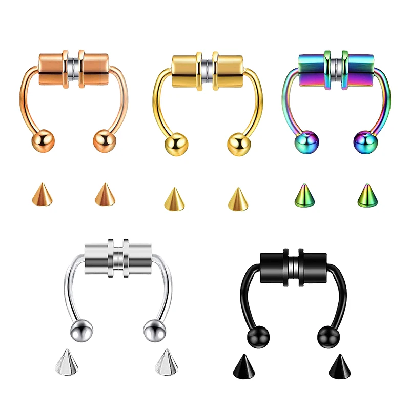 Fake Piercing Nose Ring Hoop S - Body Jewelry Nose recension och pris