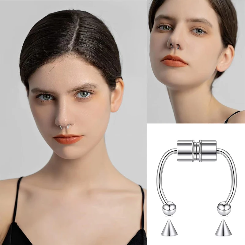 Fake Piercing Nose Ring Hoop S - Body Jewelry Nose recension och pris