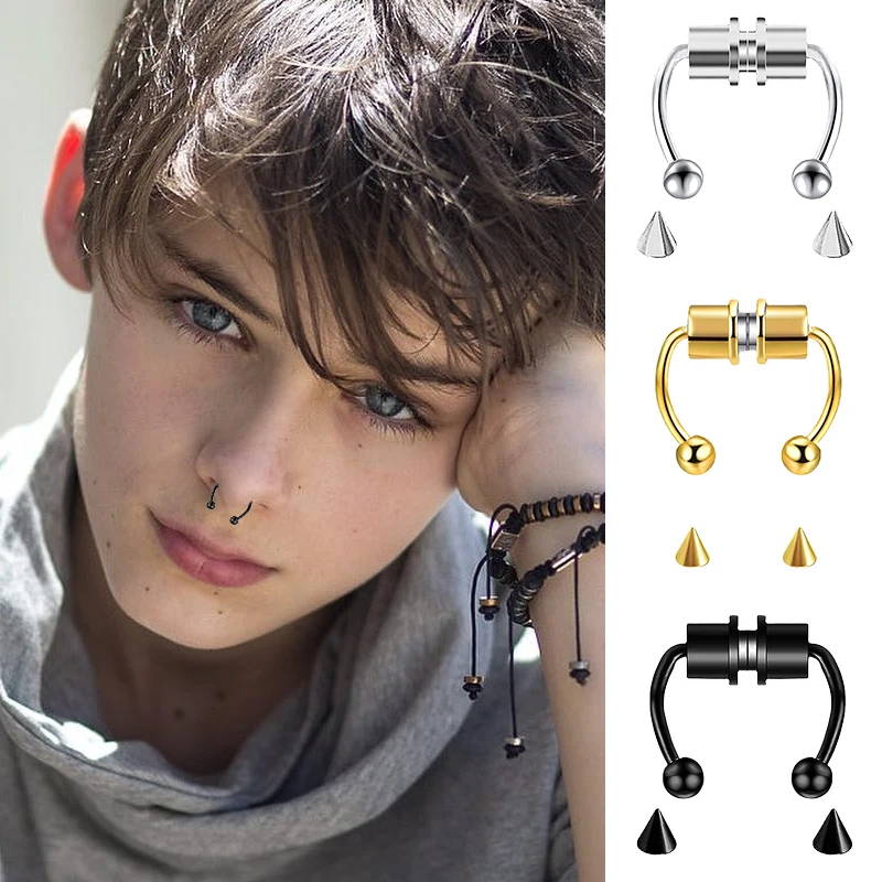 Fake Piercing Nose Ring Hoop S - Body Jewelry Nose recension och pris