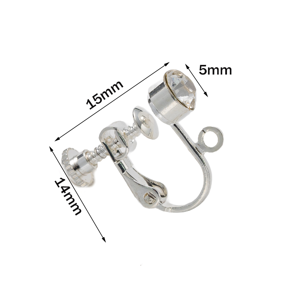10pcs Brass Clip on Earring Co - Body Jewellery recension och pris