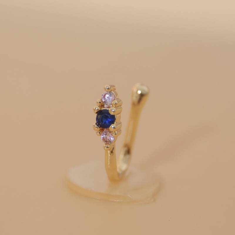 1-piece set of blue zircon nos - Body Jewelry Nose recension och pris