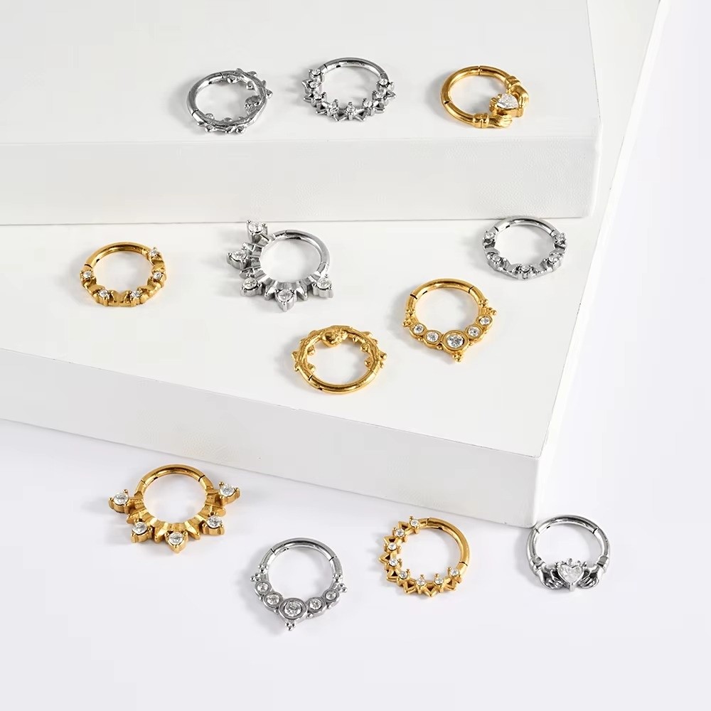 1PC Stainless Steel Septum Cli - Septum Clicker Ring recension och pris