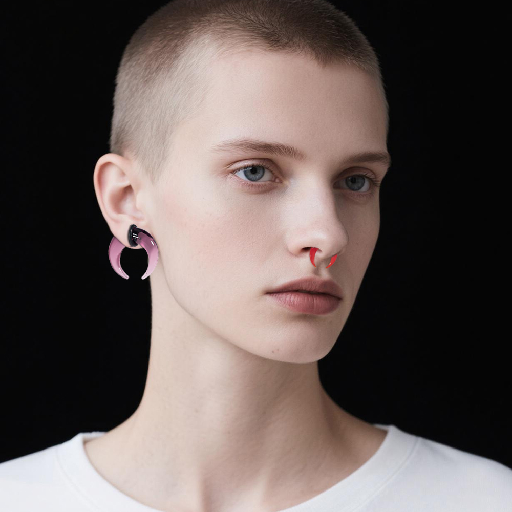 Doearko 1PCS Fashion Cozy Glas - Septum Clicker Ring recension och pris