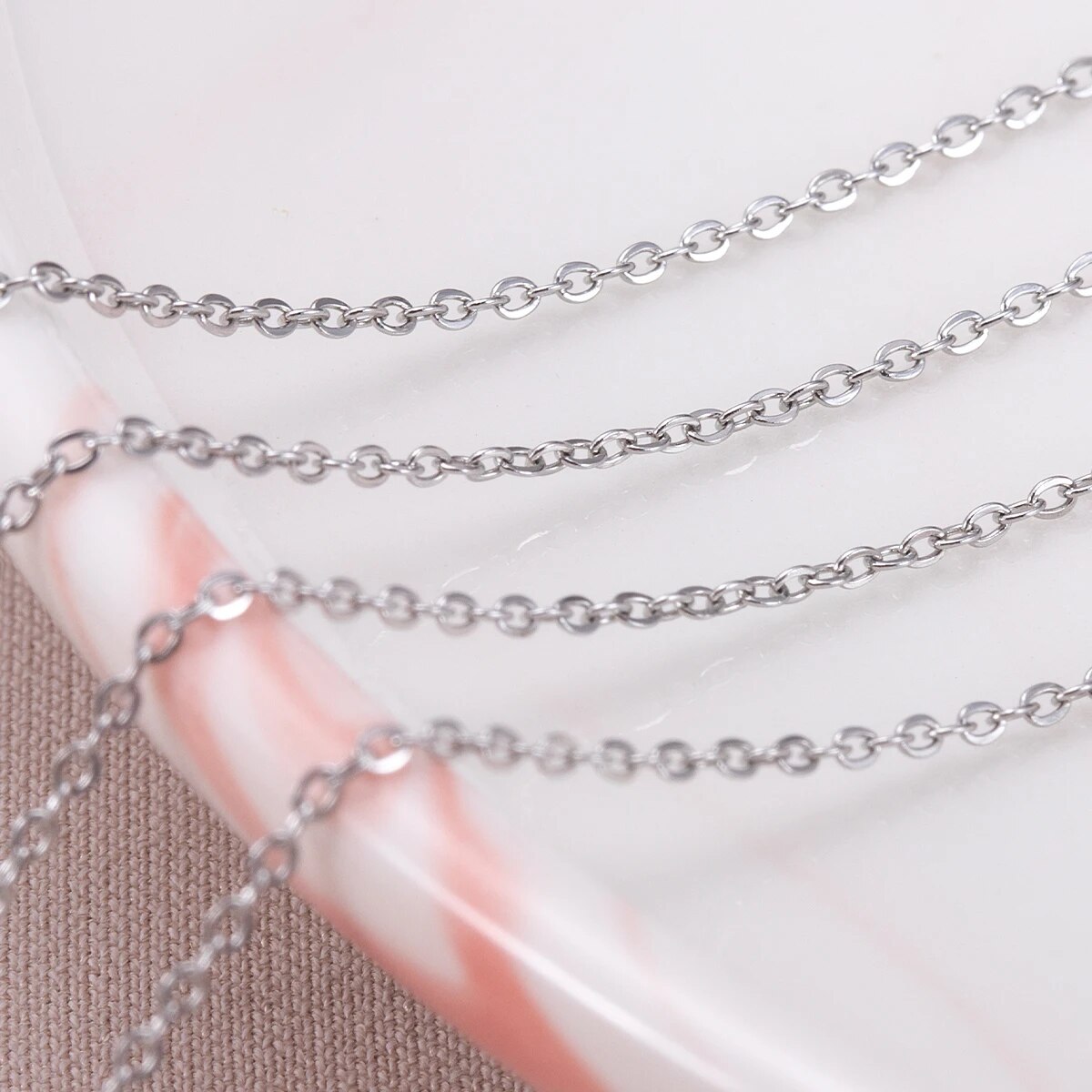 10Meters Stainless Steel O Sha - Body Chain Jewelry recension och pris