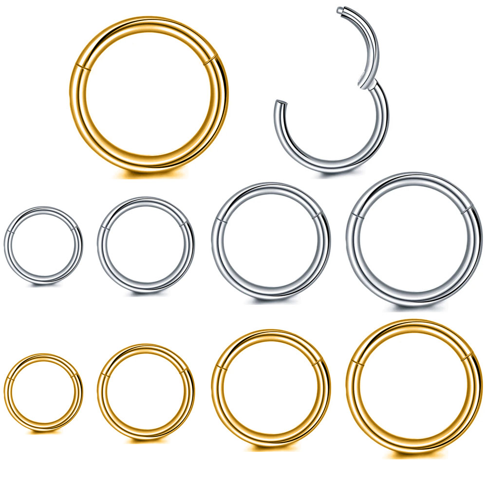 316L Surgical Steel Clicker Se - Septum Clicker Ring recension och pris
