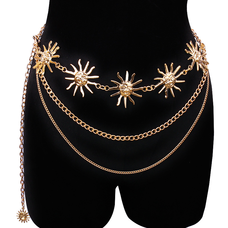 Chunky Multilayer Punk Gothic  - Body Chain Jewelry recension och pris