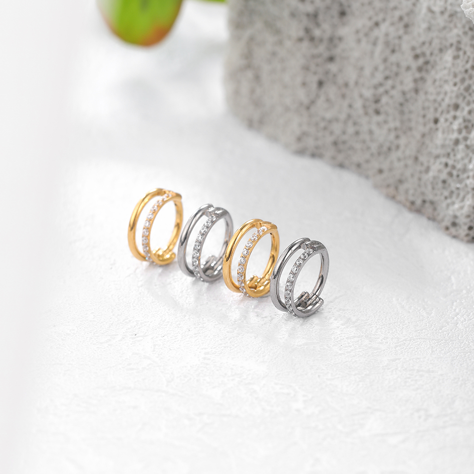 1pc Titanium Cartilage Hoop Ea - Septum Clicker Ring recension och pris