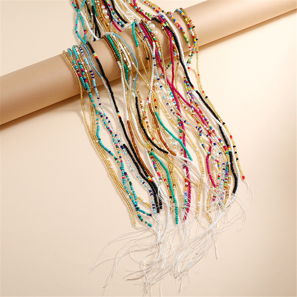 Bohemian Colorful Beaded Waist - Body Jewelry Plus recension och pris