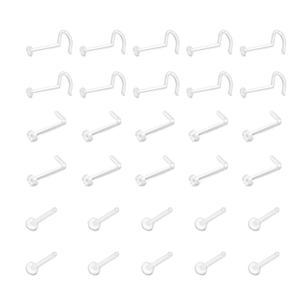 60Pcs Acrylic Ring Set Grade I - Body Jewelry Ideas recension och pris
