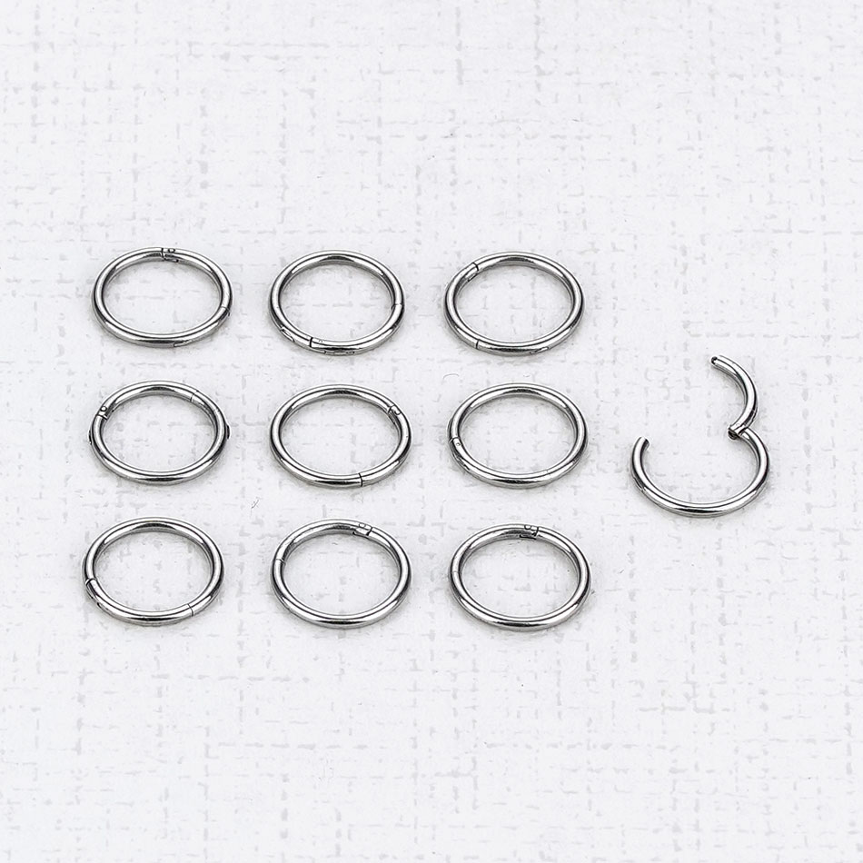 1PC G23 Titanium Hinged Segmen - Septum Clicker Ring recension och pris