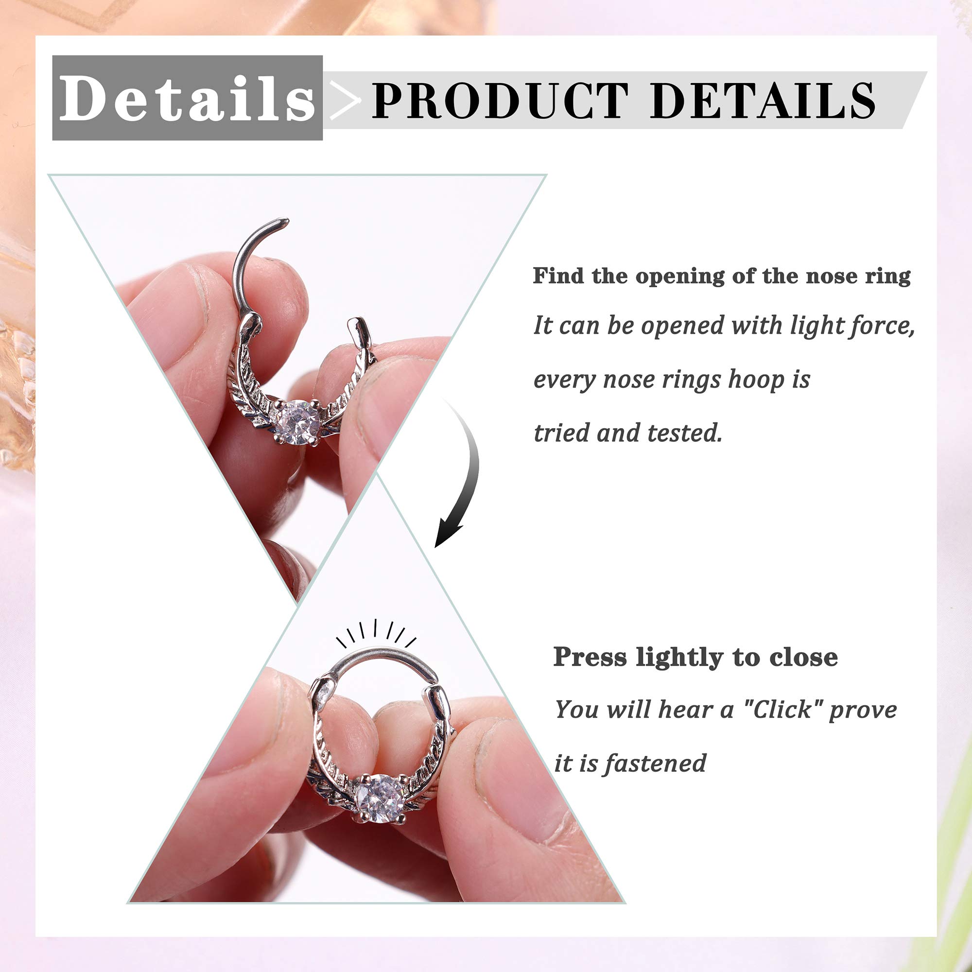 Drperfect 16G Septum Clicker R - Septum Clicker Ring recension och pris