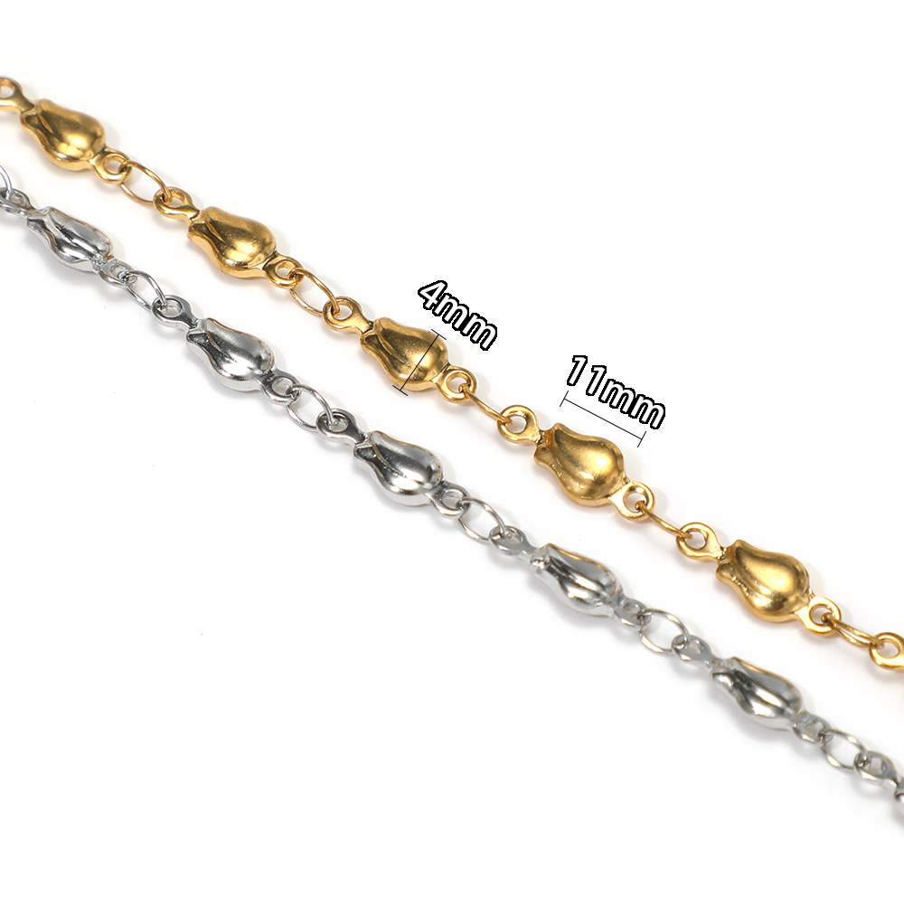 1 Meter Stainless Steel Flower - Body Chain Jewelry recension och pris