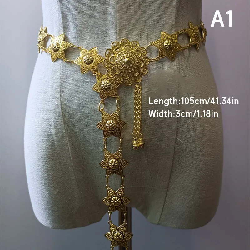 1PC Metal Thailand Waist Chain - Body Chain Jewelry recension och pris