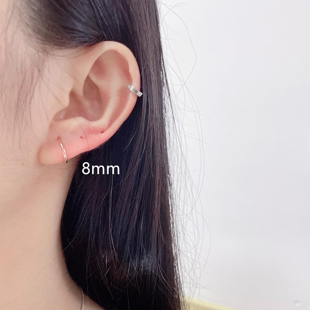 8Pcs Surgical Stainless Steel  - Septum Clicker Ring recension och pris