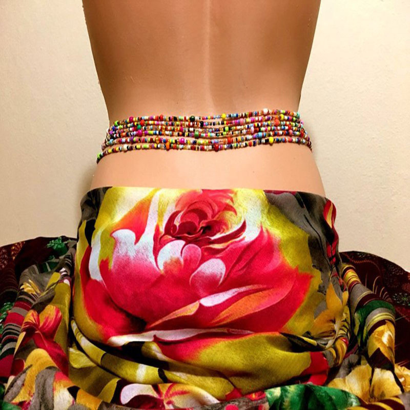 Women Layered Beaded Belly Cha - Body Chain Jewelry recension och pris