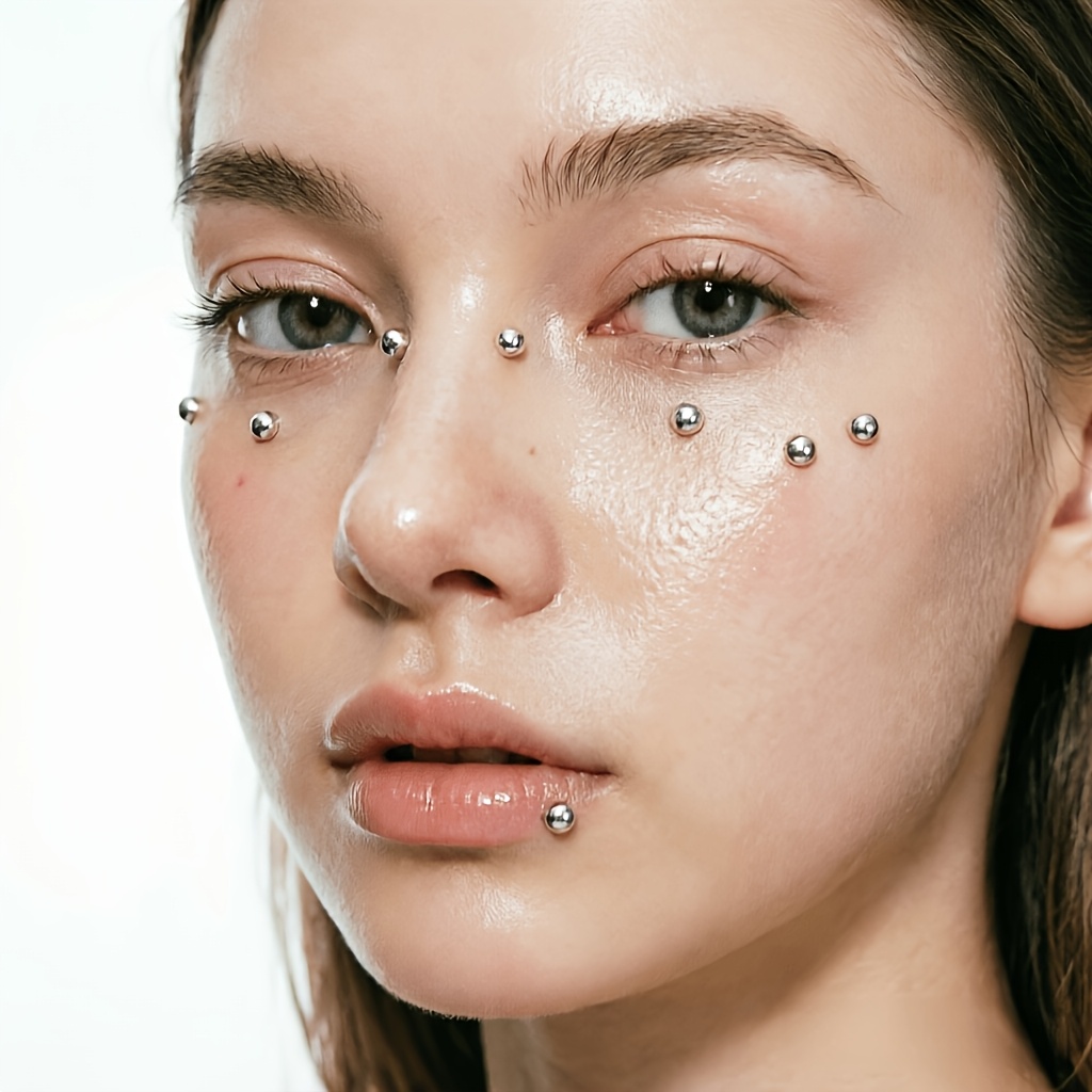 4pcs Set of Piercing-Free Self - Body Jewelry Nose recension och pris