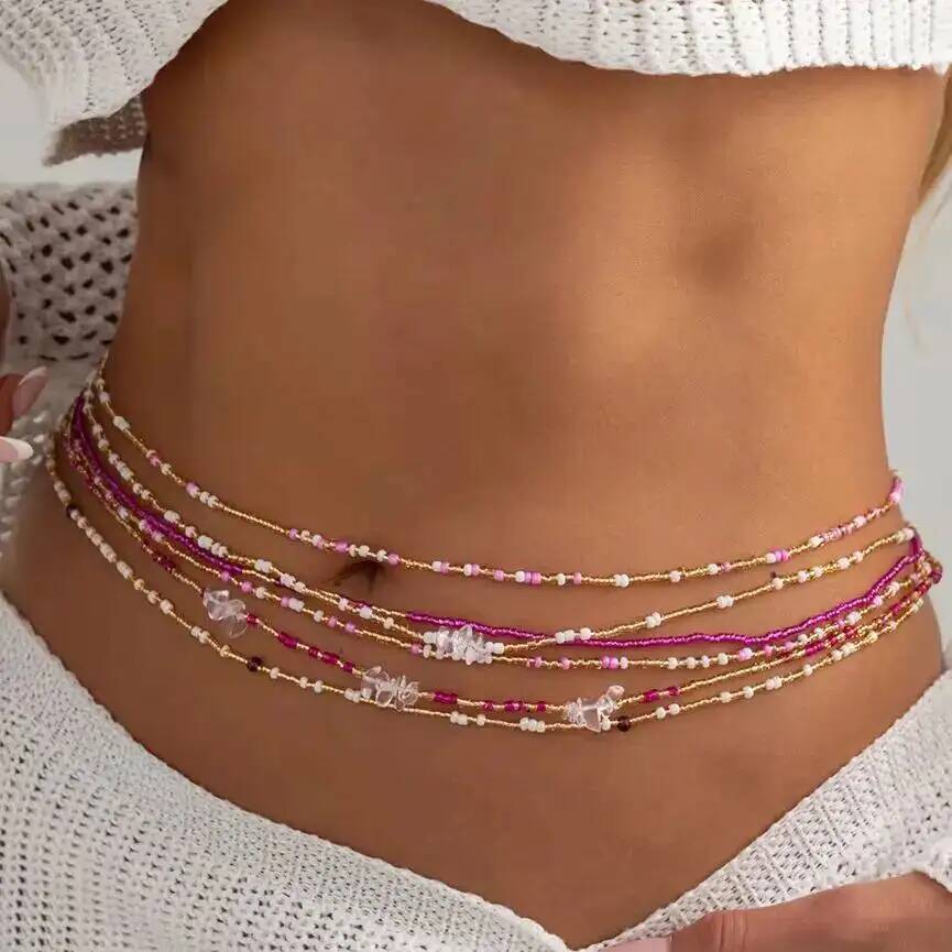 SHIXIN 6Pcs/Set Boho Colorful  - Body Chain Jewelry recension och pris