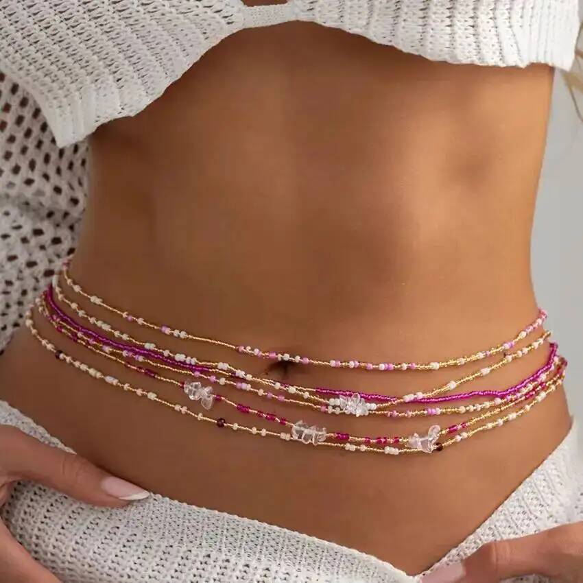 SHIXIN 6Pcs/Set Boho Colorful  - Body Chain Jewelry recension och pris